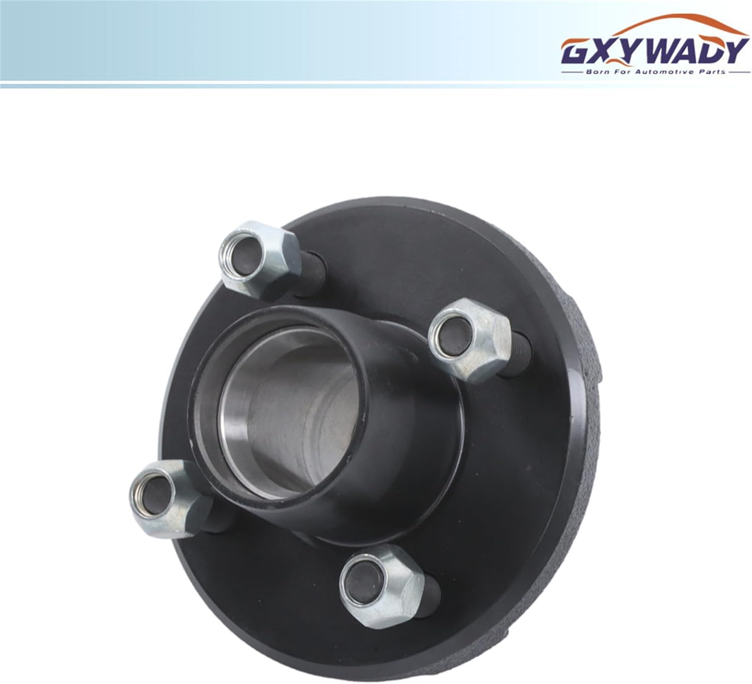 GXYWADY 2 Sets 4 on 4 Inch Trailer Hub Kit with Trailer Bearing Kit Replacement for 2000 lbs 1 Inch Spindle