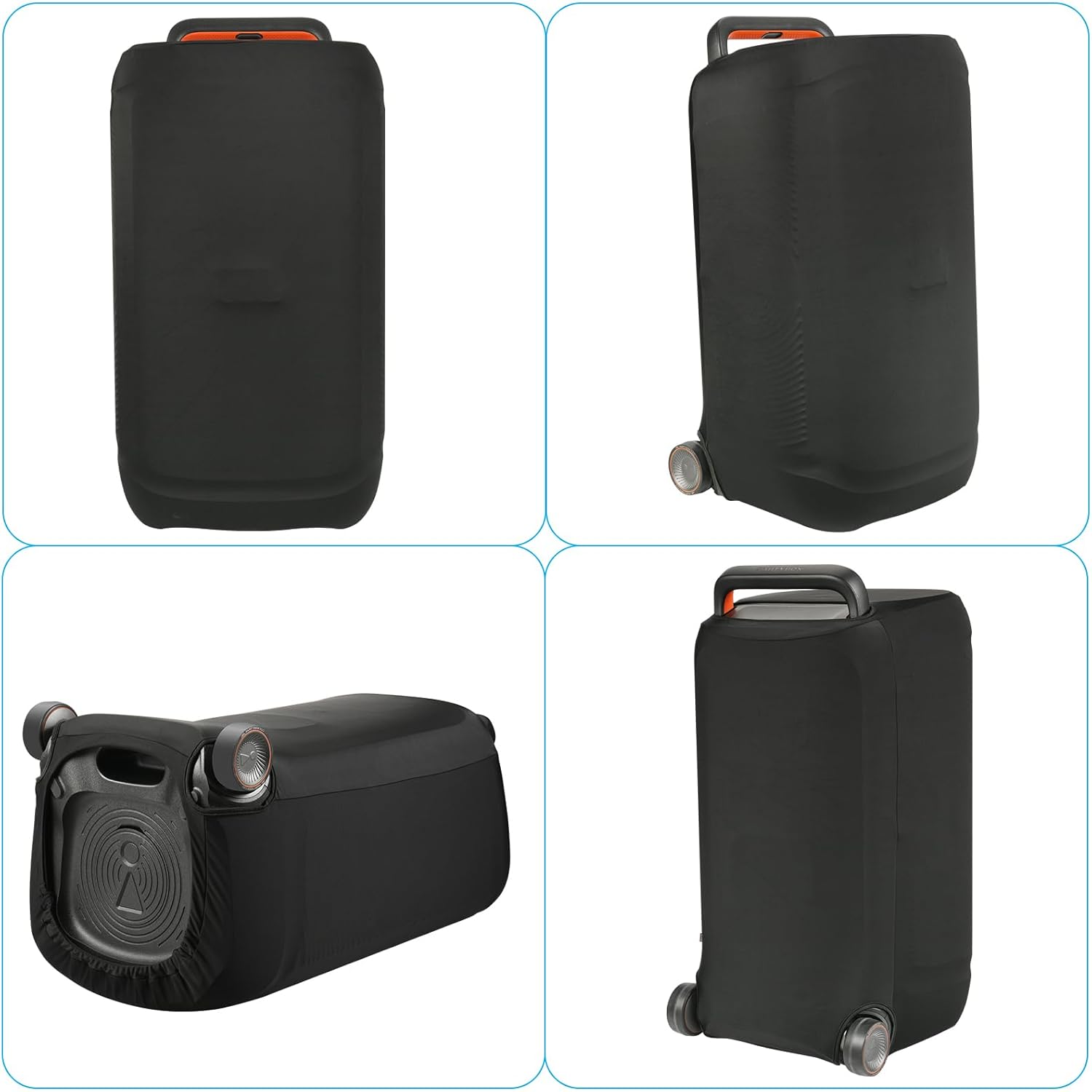 TXEsign Dust Cover Protective Case for JBL PartyBox 520 Portable Party Speaker, Stretch Dust Case Speaker Cover Soft Protective Sleeve with Elastic Band for JBL PartyBox 520 Speaker - Image 7