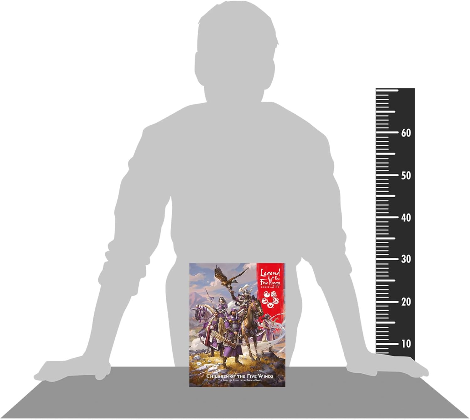 Legend of The Five Rings Roleplaying Game Children of The Five Winds SOURCEBOOK - Explore The Sand Road and The Peoples of Khanbulak, Unicorn Clan Supplement, Made by Edge Studio