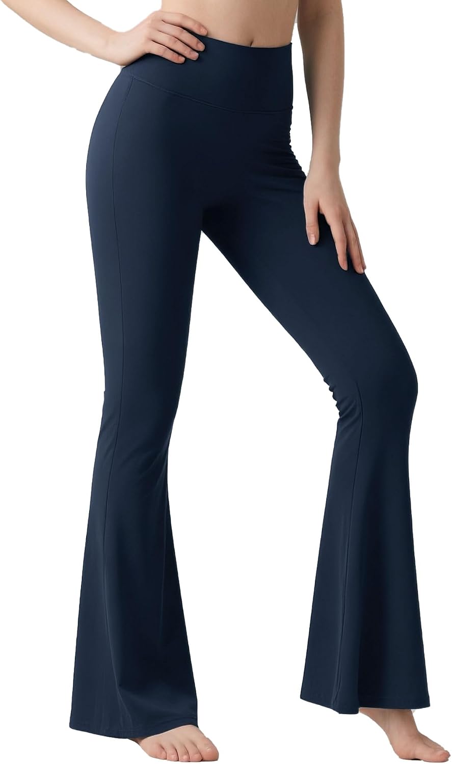 Daydance Women's Flared Dance Pants, Stretchy Adult Flared Bootcut Jazz Pants for Ballet, Yoga