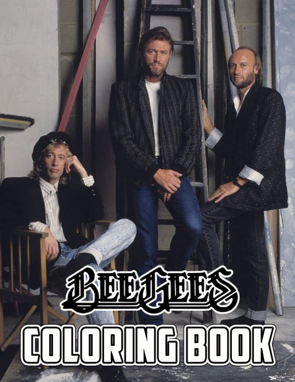Bee Gees Coloring Book: A Cool Coloring Book With Many Illustrations Of Bee Gees For Fans of All Ages To Relax And Relieve Stress