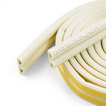 BIGTEETH D-Shape Rubber Door Seal Strip