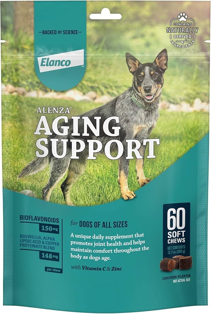 Elanco Alenza Soft Chews Aging Support for Dogs, 60 Count