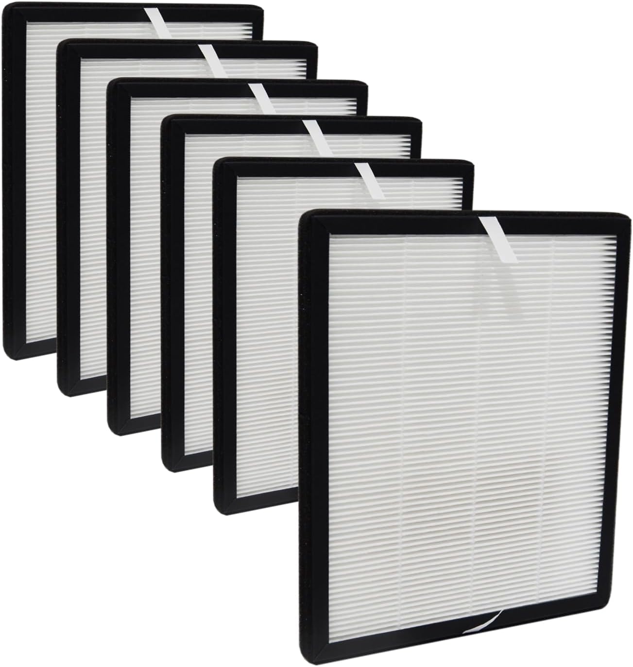 PUREBURG 6-Pack Replacement Filter Compatible with MeacoDry Arete One & Two 18L,20L & 25L Dehumidifier Air Purifier 2-in-1, 26 x 22 cm