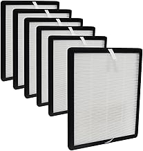 PUREBURG 6-Pack Replacement Filter Compatible with MeacoDry Arete One 18L,20L & 25L Dehumidifier Air Purifier 2-in-1, 26 x 22 cm