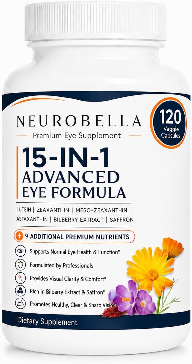 Neurobella 15-in-1 Advanced Eye Formula, 120 Capsules