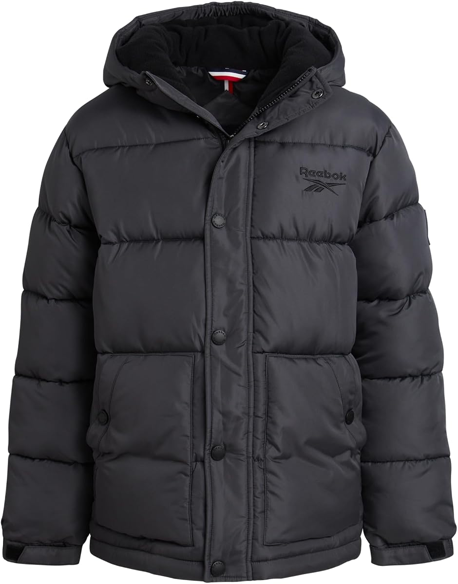 Chaqueta acolchada de peso pesado para niño, abrigo con capucha resistente al viento y al agua