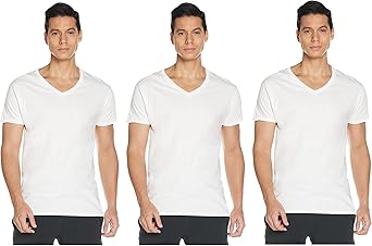 Hanes Ultimate Mens 6-Pack Best V-Neck T-Shirt