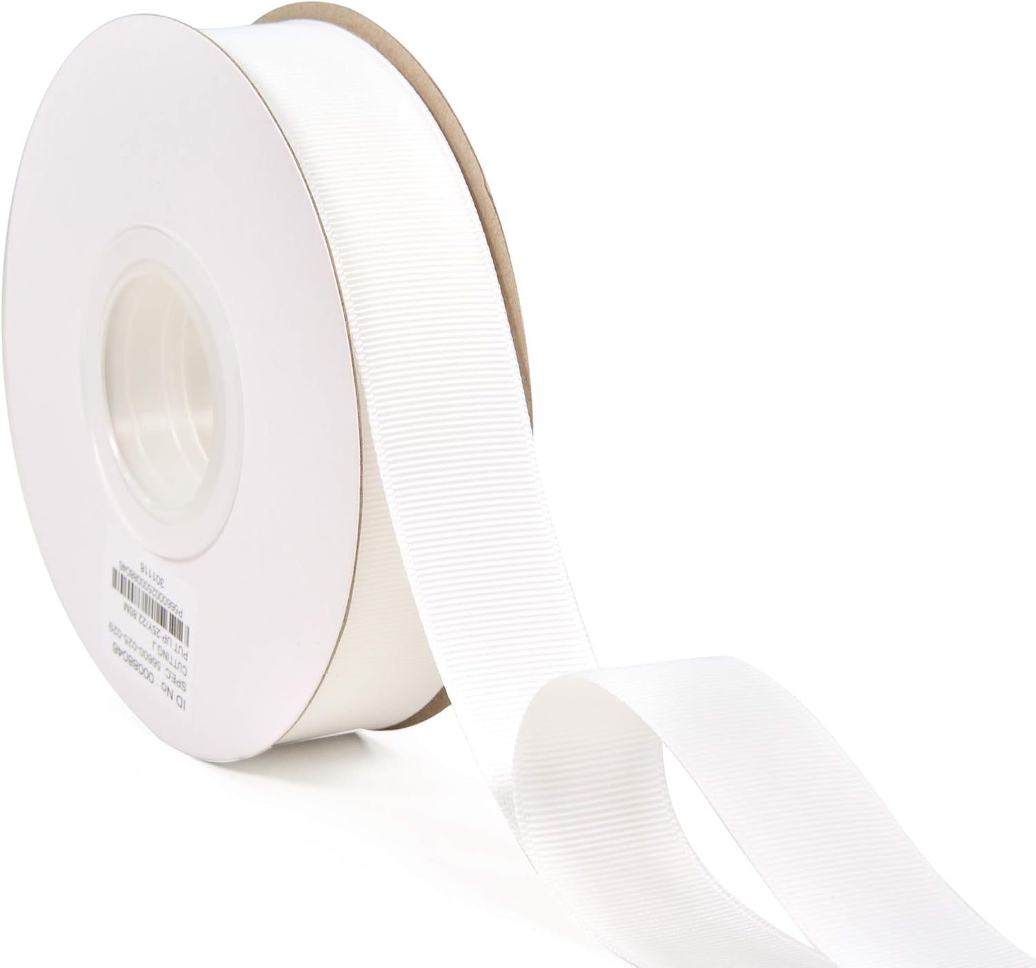 YAMA Solid Grosgrain Ribbon Roll - 1 Inch 25 Yards for Gift Wrapping Ribbons, White : Arts, Crafts & Sewing