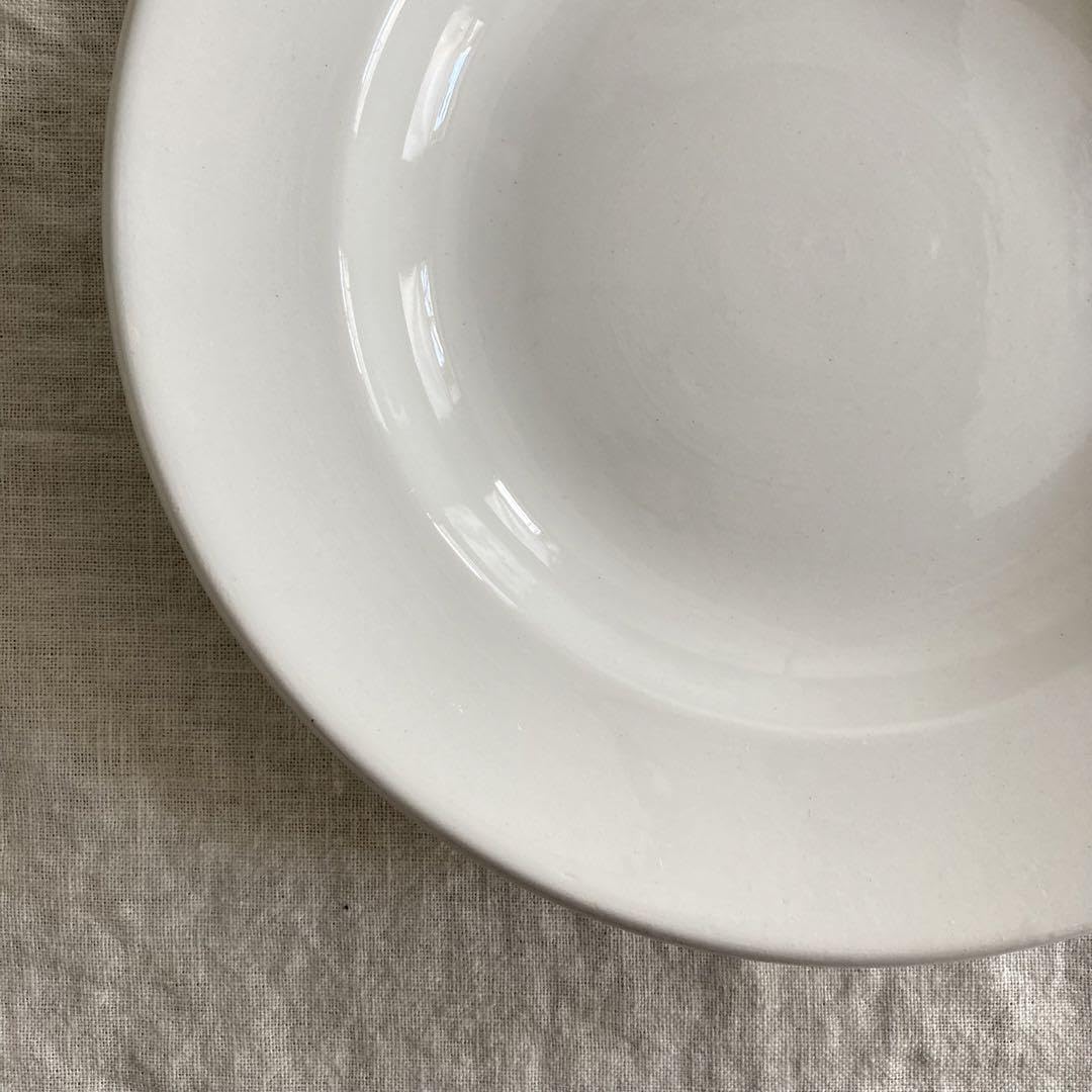 Amazon | 地厚皿 バドンヴィレー 深皿 フランスアンティーク | ノー