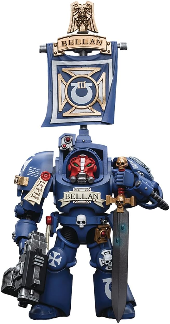 Warhammer 40K: Ultramarines Terminators SGT. Bellan 1:18 Scale Action Figure