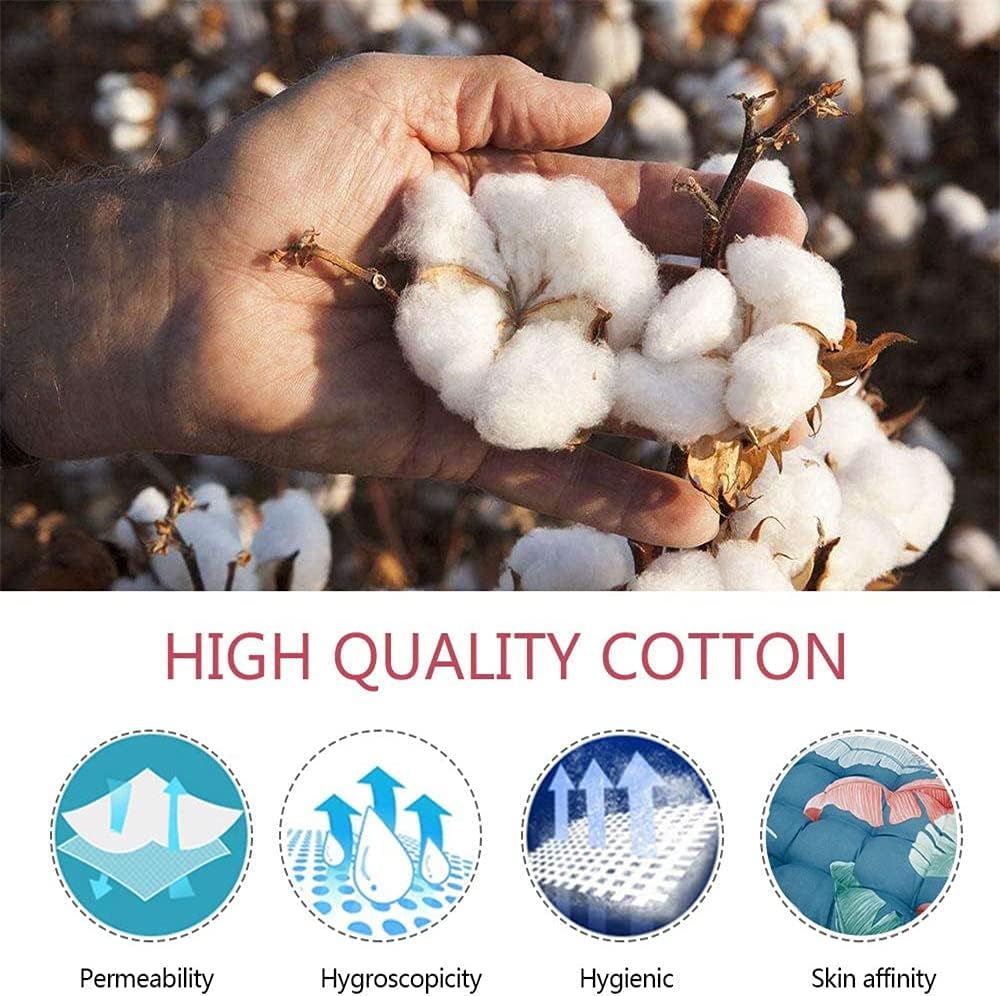 67 Inch Patio Lounge Chair Cushion,Rocking Chair Sofa Cushion, Indoor/Outdoor Floral Printed Lounger Cushions with Ties and Top Cover Non-Slip High Back Chair Cushions (Style 1)