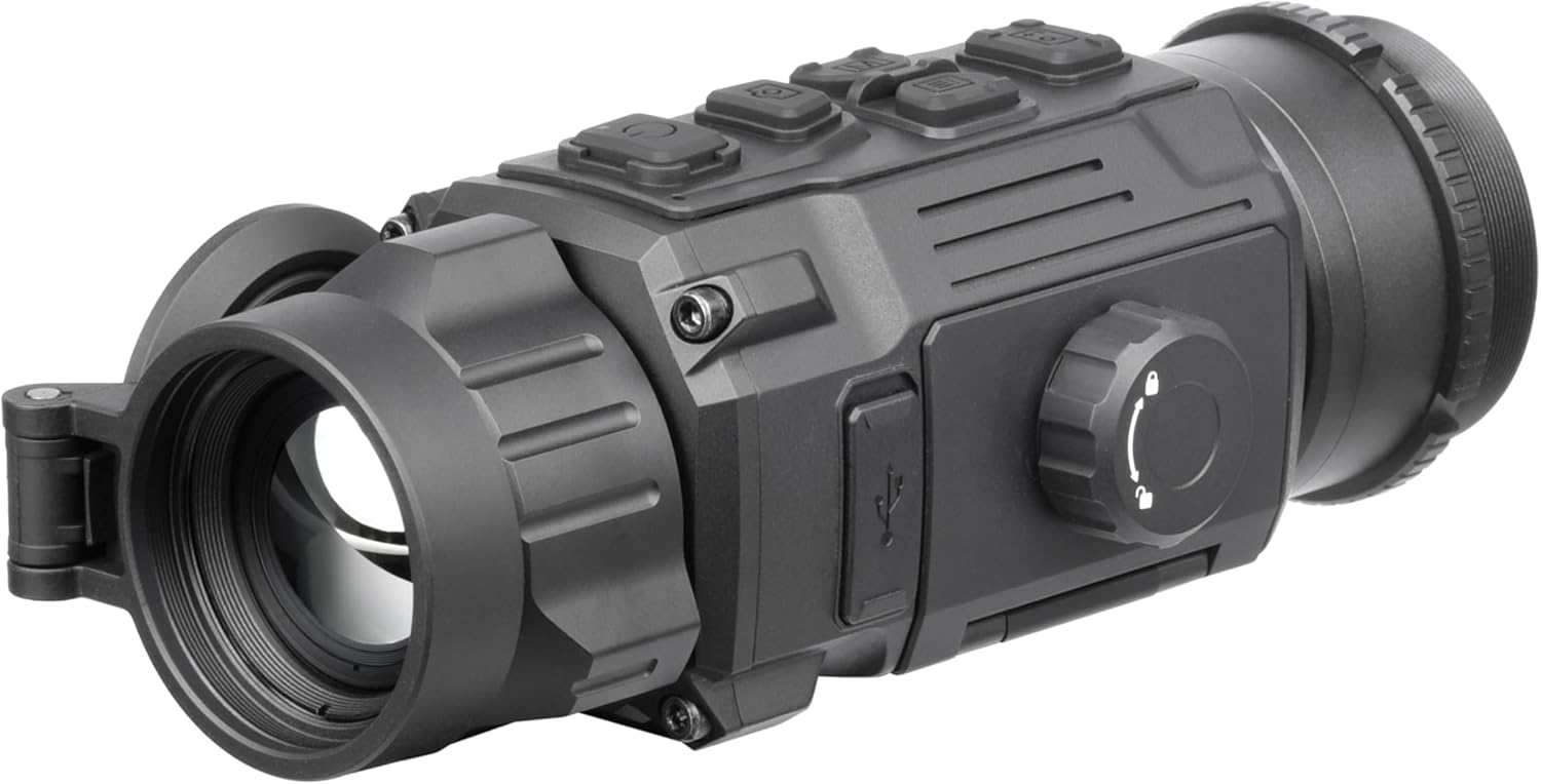 AGM Global Vision Rattler-C V2 Thermal Imaging Clip-On riflescope with high Sensitivity Thermal Optic Detector, Thermal Clip-On System Quick Day Optic Conversion with on-Board recoding, Wi-Fi