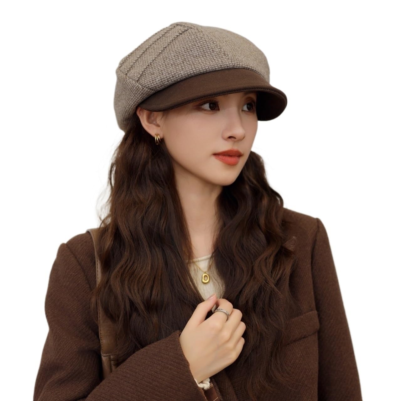 Chapeau d'artiste pour femme pour structurer vos tenues d'automne avec un béret vintage coffee