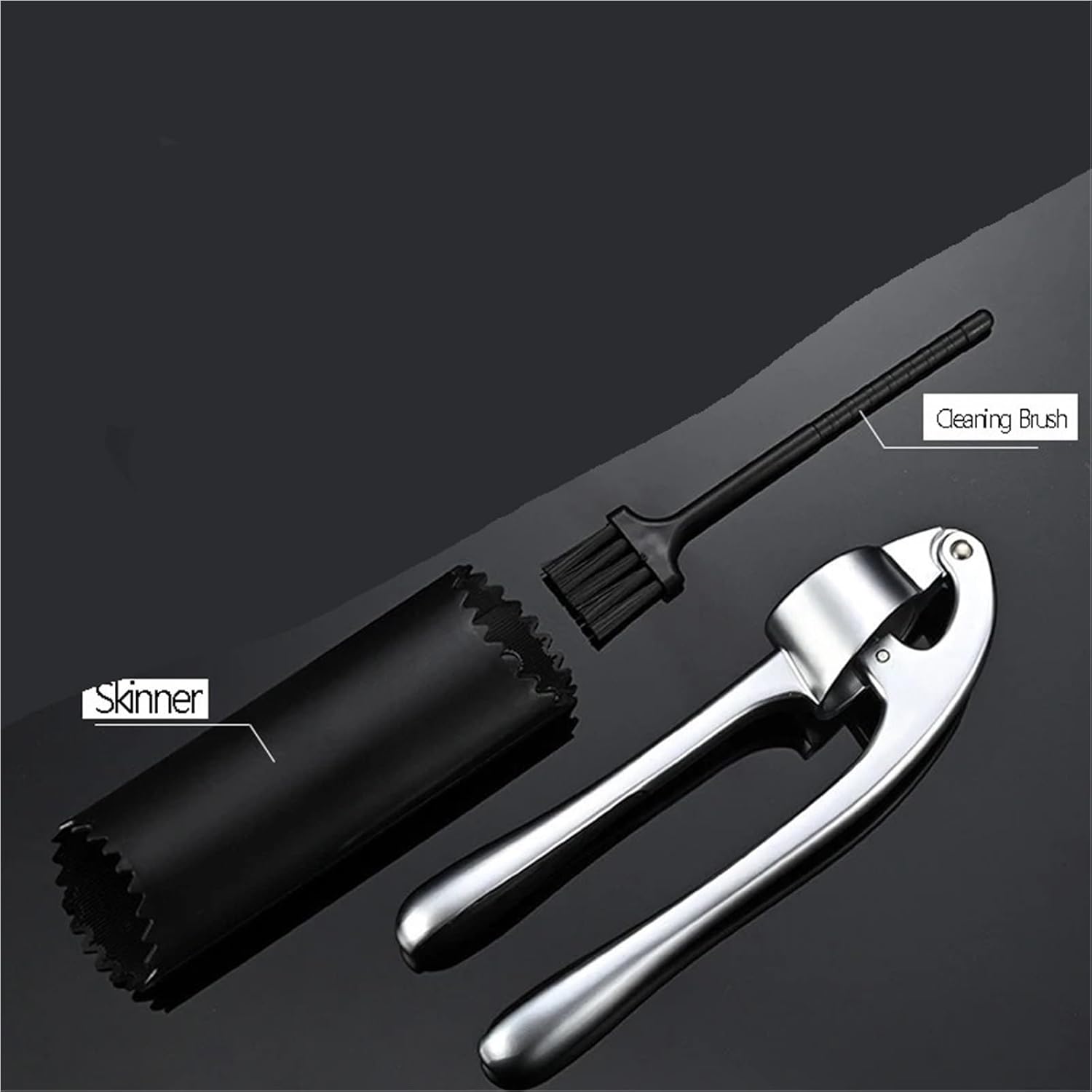 Efficient Garlic Press Set, Easy-Squeeze & Dishwasher Safe Mincer Tool(Garlic press Set)