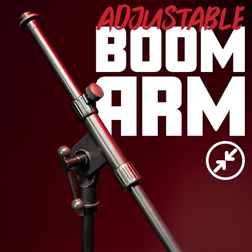 Miniatura 3 de Gator Frameworks Rok-It Series - Soporte de micrófono trípode ajustable con 31.5 a 61.5 pulgadas de altura, totalmente plegable para un viaje cómodo