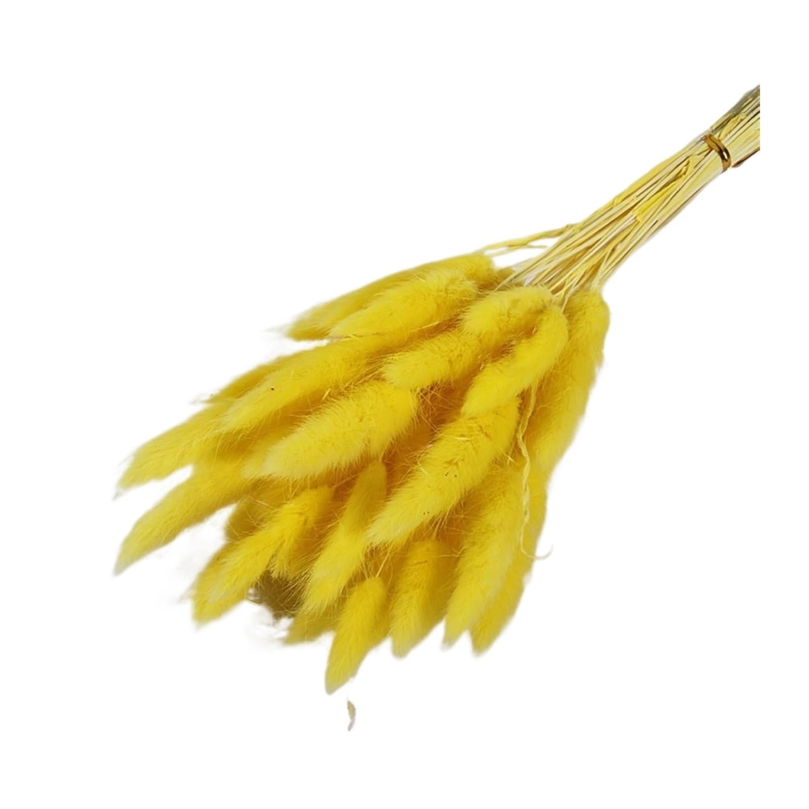 Trockenblumenstrauß, Trockenpflanzenstrauß, Trockengrasdekor, Trockenblumen for Heimdekoration, Blumenstrauß, natürliche Trockenblumen for Hochzeit, Party, Wohnzimmer, Schlafzimmer(Yellow)