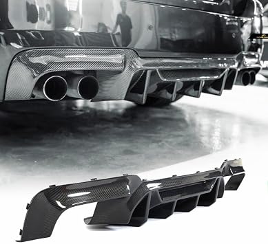 موزع خلفي من ألياف الكربون لسيارة BMW M5 F10 موديل 2011-2016 غطاء المصد الخلفي واقي الستارة للشفة السفلية من المصنع