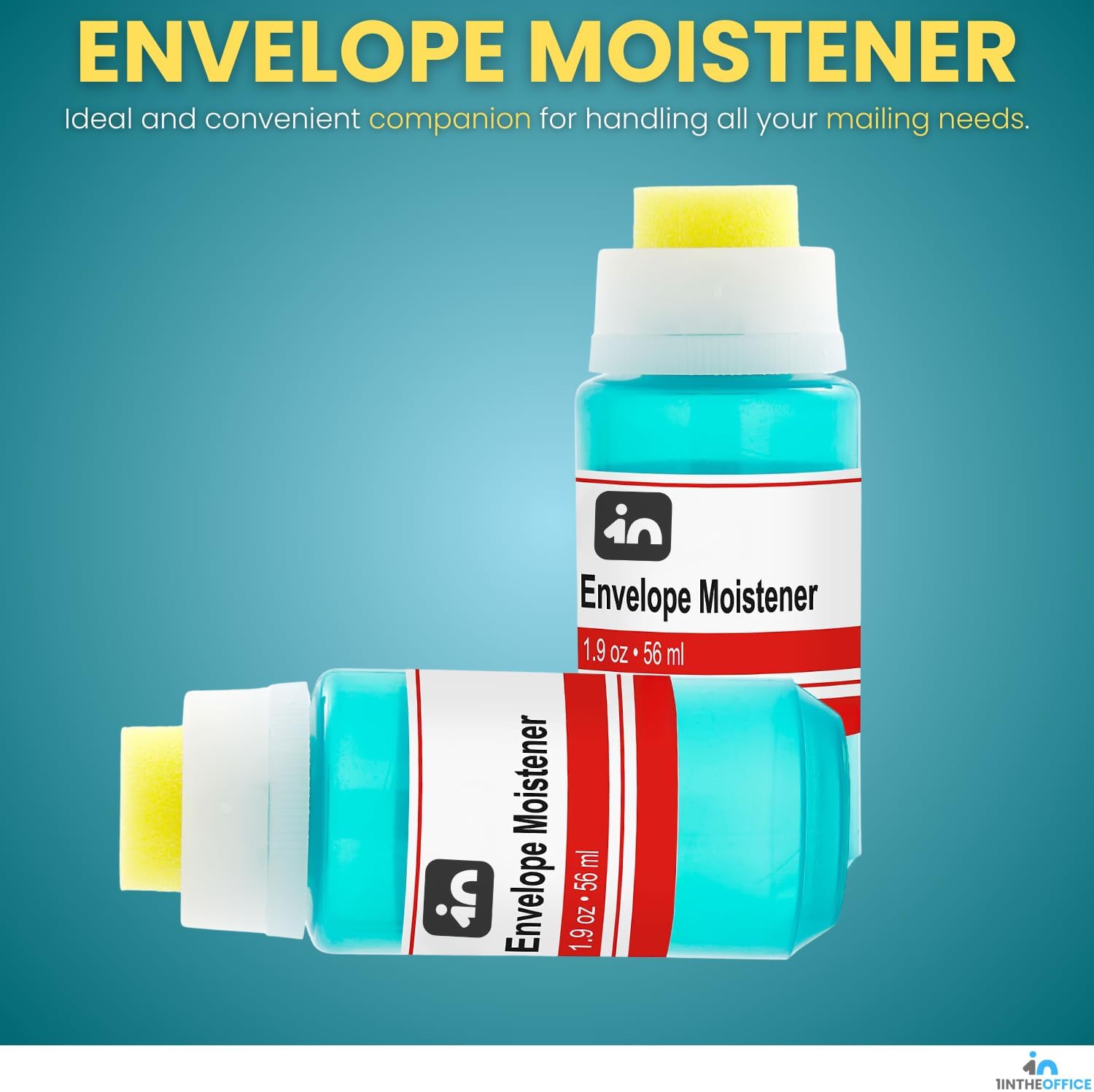 1InTheOffice Envelope Moistener "2 Pack" : Office Products
