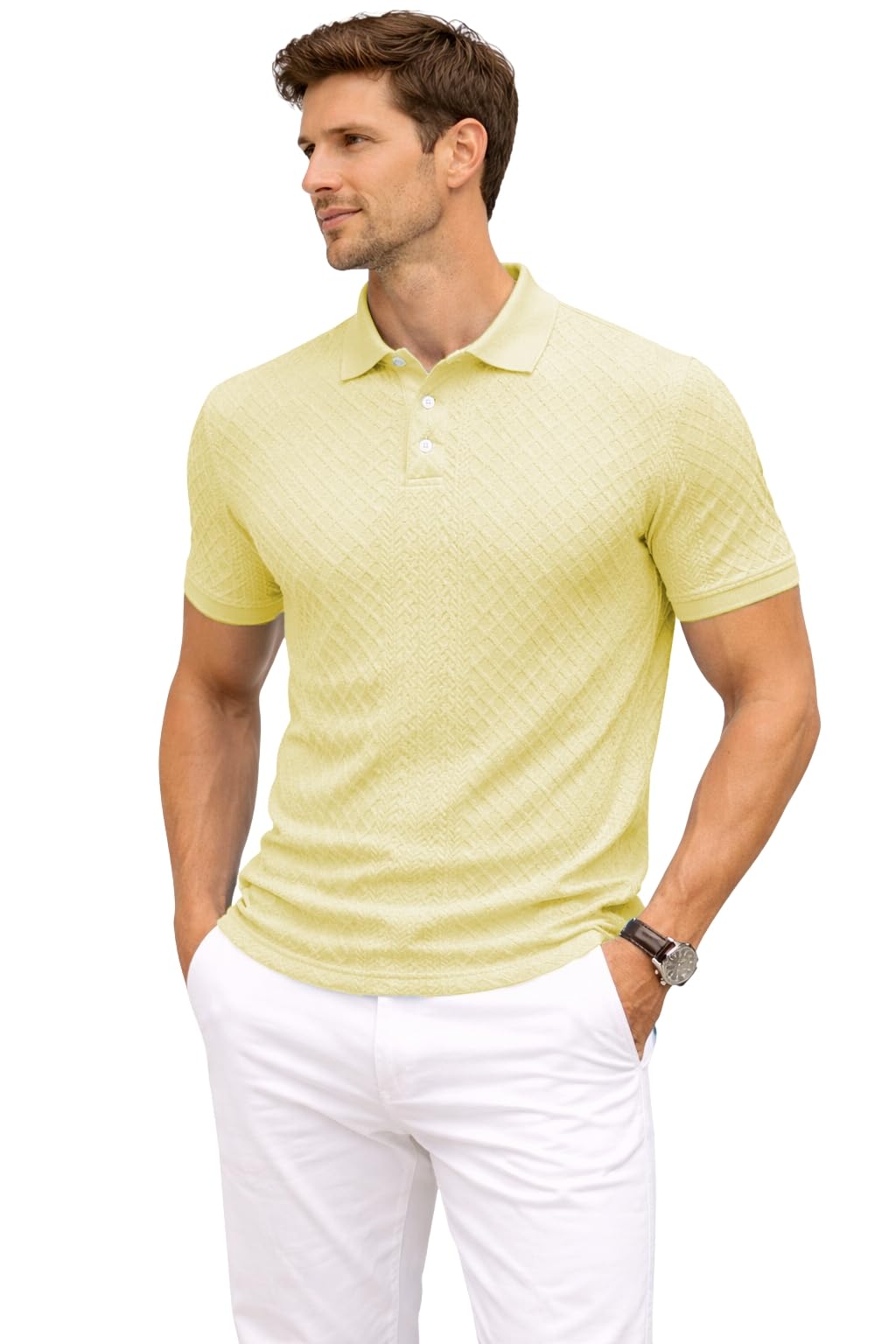 Men's Polo T Shirt | Half Sleeve Design | Comfortable Fit Wear | Stylish Casual Look | Breathable Feel |Modern Style | Easy Movement | Casual & Everyday Wear (5244)-picture-23