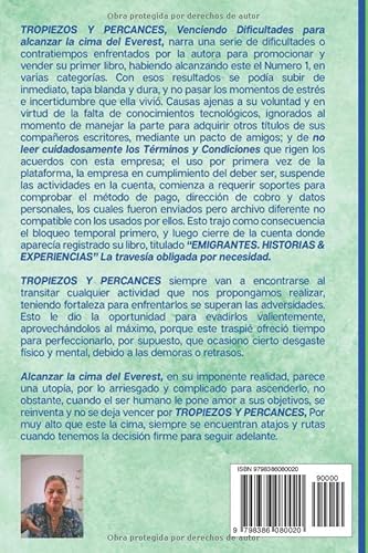 TROPIEZOS Y PERCANCES: VENCIENDO DIFICULTADES PARA ALCANZAR LA CIMA DEL EVEREST (Spanish Edition)