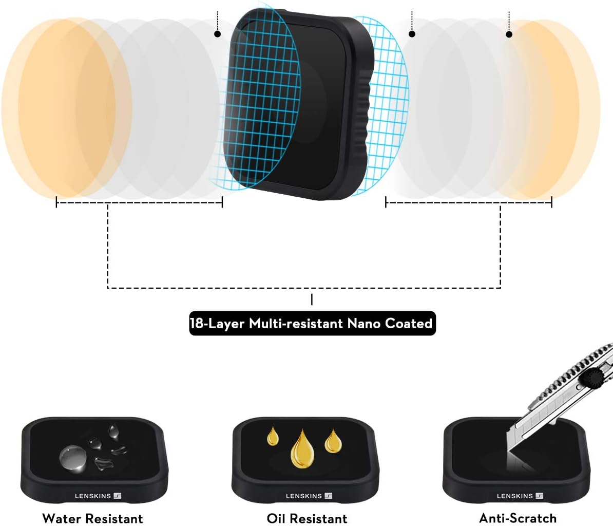 Flаѕh Dеаlѕ - 80% оƒƒ LENSKINS ND Filters for GoPro Hero 9 10 Black, 4 Pack ND8 ND16 ND32 CPL Filters, Neutral Density and Circular Polarizer Lens Filter Kit Lens Protector for GoPro 9 10 Black Accessories Tор Brаndѕ LENSKINS ND Filters for GoPro Hero 9 10 Black, 4 Pack ND8 ND16 ND32 CPL Filters, Neutral Density and Circular Polarizer Lens Filter Kit Lens Protector for GoPro 9 10 Black Accessories