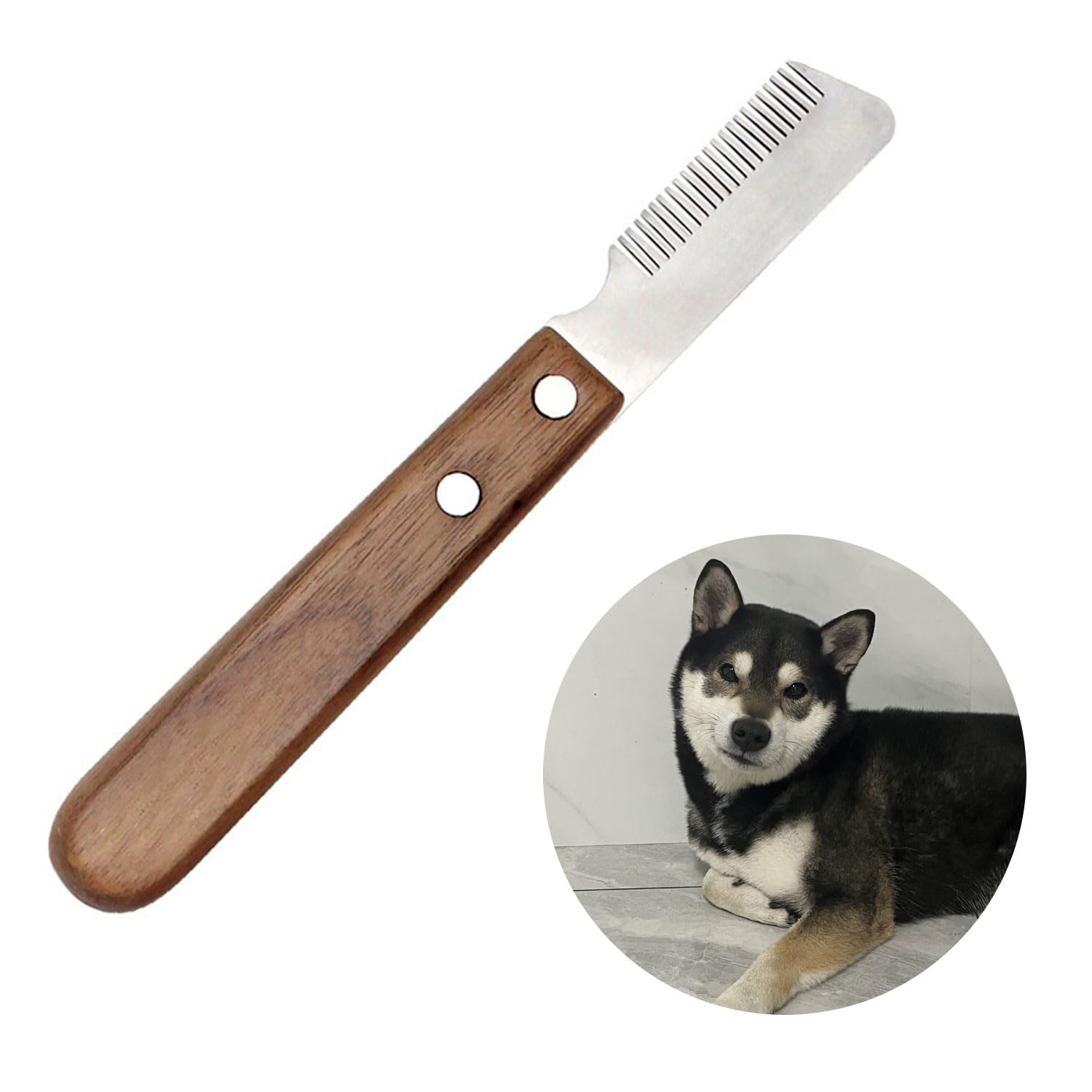 トリミングナイフ ペットコーム トリミング 犬 ペット用 抜け毛取り 毛玉取り ムダ毛取り 抜け毛とり お手入れ用品 ペット用品 長毛犬 ロングヘアー ミディアムヘアー