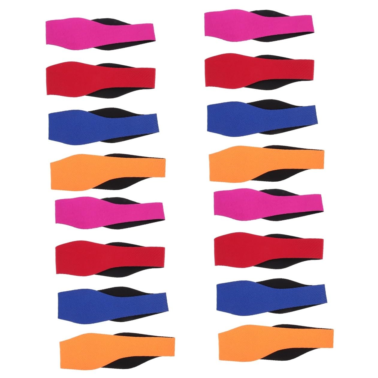 BESTonZON Banda Ajustable Para Natación Cubierta Para Oídos Y Transpirable Para Natación Baño Y Kayak Material Neopreno 4 Piezas X 4