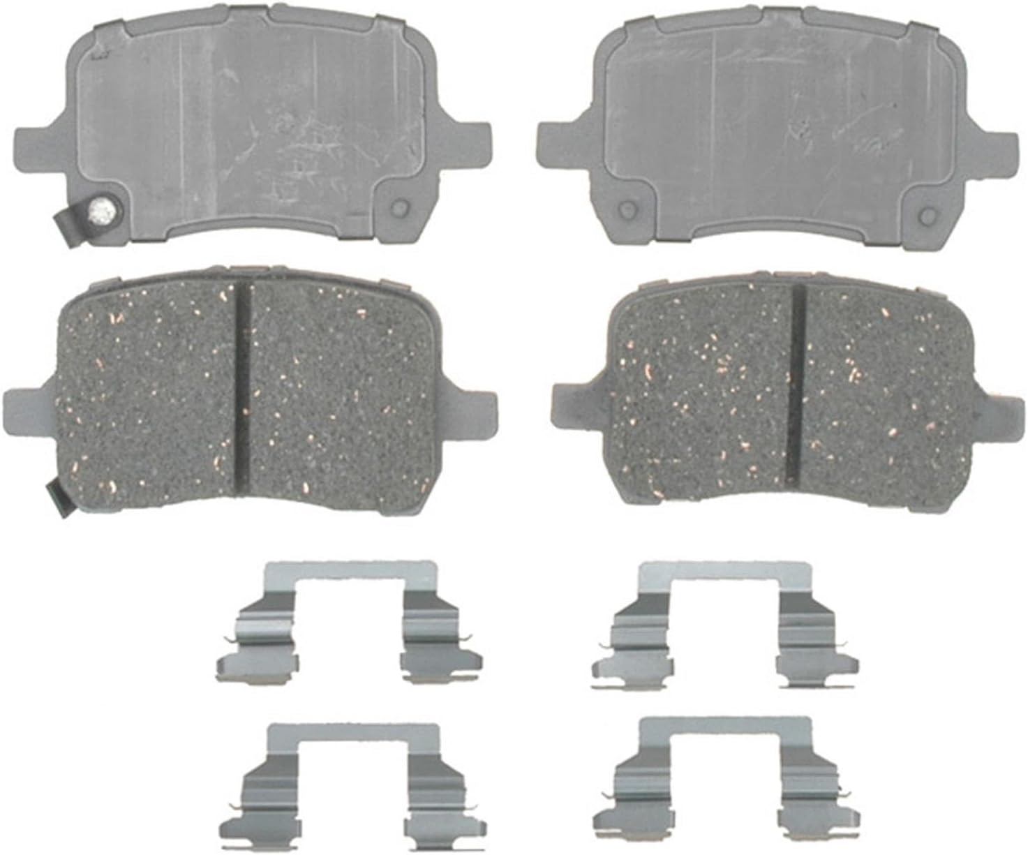 ACDelco Silver 14D1028CH (19285967) Ceramic Front Disc Brake Pad Set