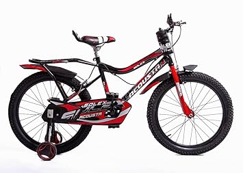 SOLEX ACOUSTA 20T Kids Bicycle Ideal for Age 7 to 10 Years Boys and Girls | RED , 20 Inch Wheel