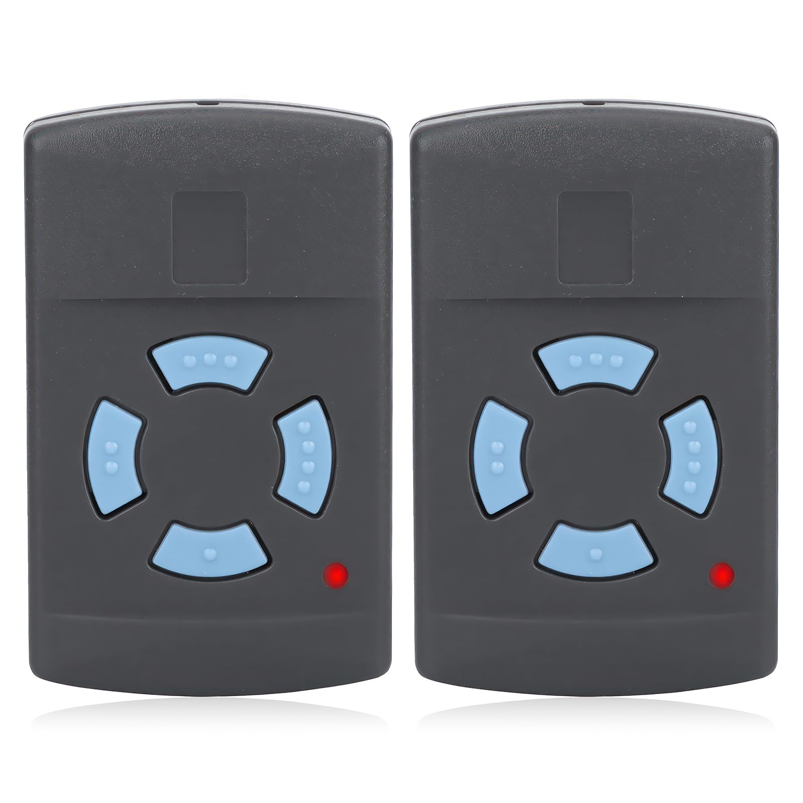 Lot de 2 télécommandes de porte de garage 868 MHz Miawtro - Compatible avec Hörmann Hsm4-868, Hsm2/Hs/Hse/Hsz Hsp/Hsd-868, ouvre-porte de garage - Télécommande pour porte de garage