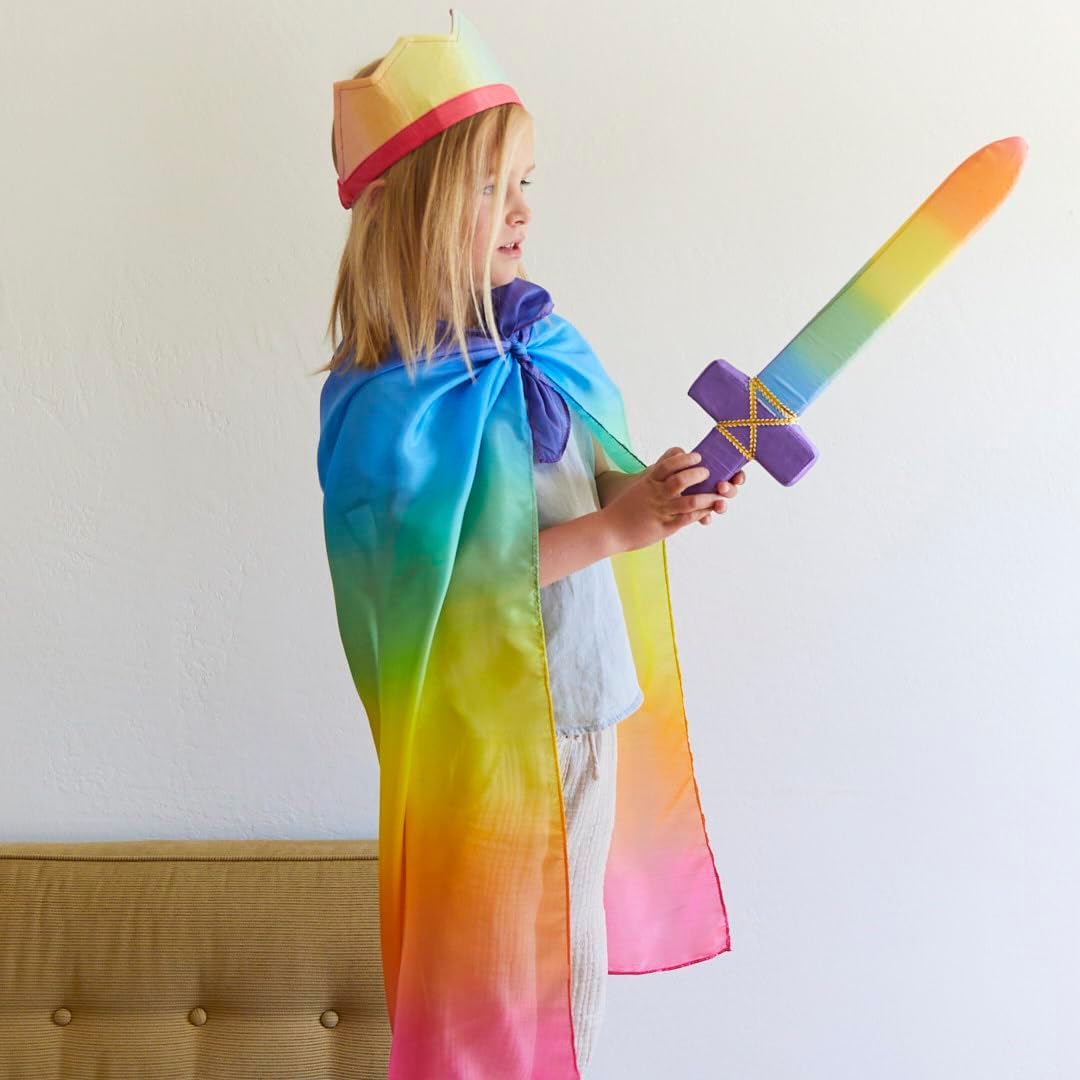 Sarah's Silks Rainbow Foam Sword | Waldorf and Montessori Toys