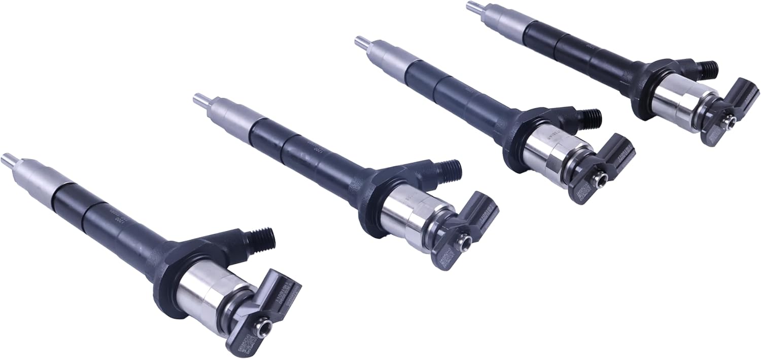 4X Fuel Injectors 333H5268 333/H5268 295050-1200 123645789 ED0050101680 295050-1201 Compatible With JCB Backhoe Loader 3CX Compact Denso
