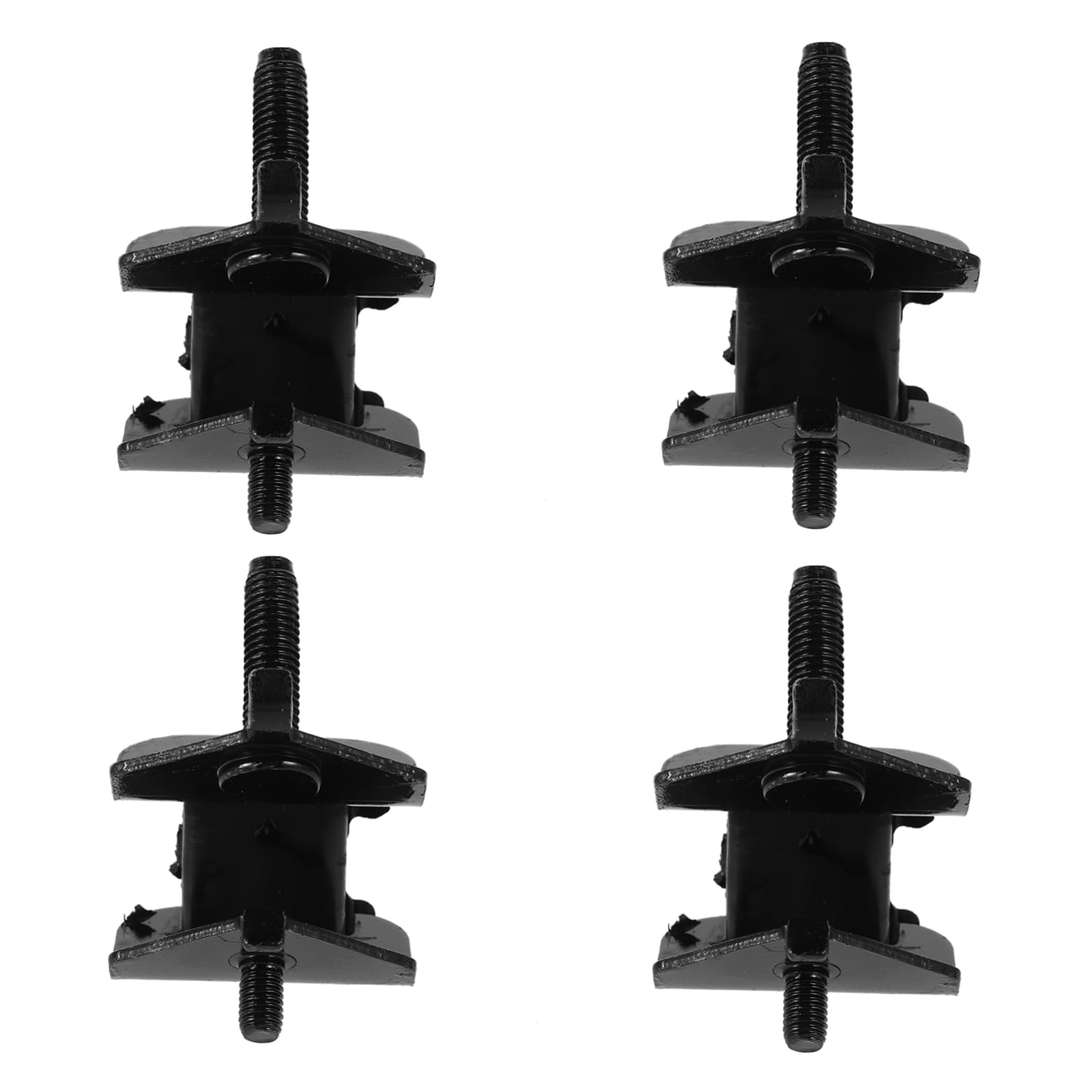 TIDTALEO 4Pcs Vibration Motor Mounts for Generators Rubber Cushions for Shock Absorption Easy Installation Compatible with Diesel Generators