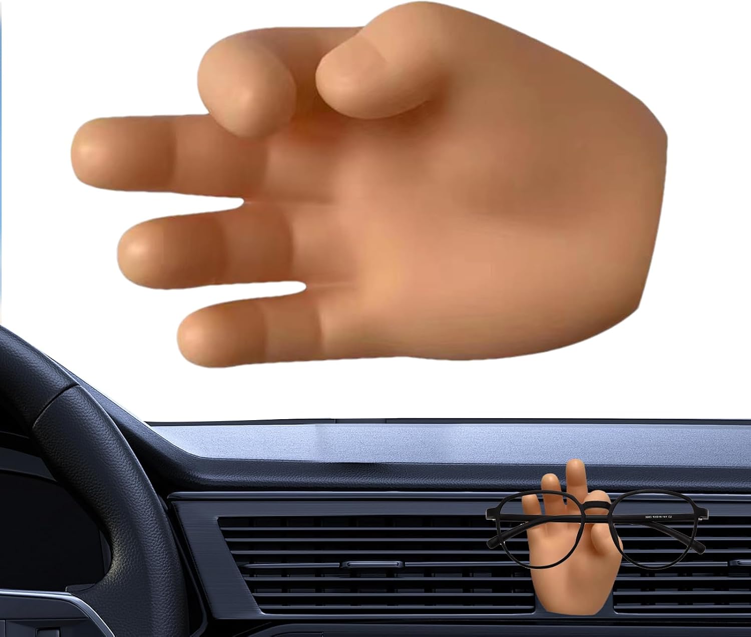 Car Dashboard Hook Cute Cute Auto Decor Hand Foot Shape Sunglass Holder