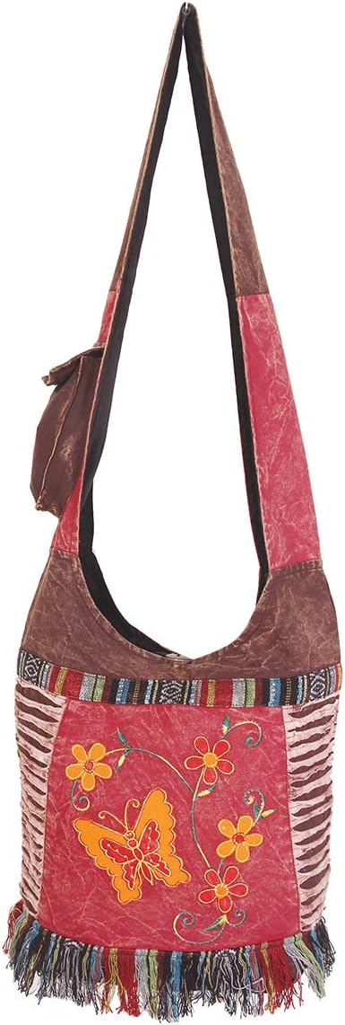 THE COLLECTION ROYAL Hobo Crossbody Bags for Women, Boho Purse, Boho Bag | Hippie Bag, Indie Tote Bag, Cloth Purse for Women