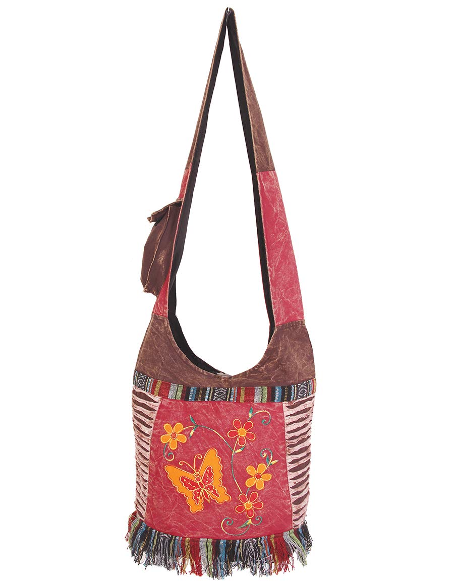 THE COLLECTION ROYAL Hobo Crossbody Bags for Women, Boho Purse, Boho Bag | Hippie Bag, Indie Tote Bag, Cloth Purse for Women