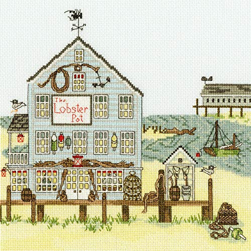 Bothy Threads Cross Stitch Kit - New England The Lobster Pot