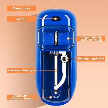 Electric Cigarette Rolling Machine, Automatic Cigarette Rolling Machine, Automatic Tobacco Roller Maker, Suitable for 8 and 6.5 MM Diameter Size Cigarette Paper Tube ...