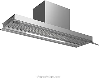 Futuro Futuro Wall-mount/In-Cabinet 48" Insert Range Hood 940-CFM | Flipper | Modern Contemporary Exhaust Hood | LED, Ultra-Quiet, with Blower