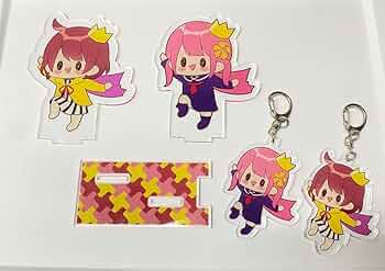 なーな 缶バッジ 6時のおやつ 6時のおやつ ぷりっつ あっきぃ なーな かあいいちゃん 缶バッジ