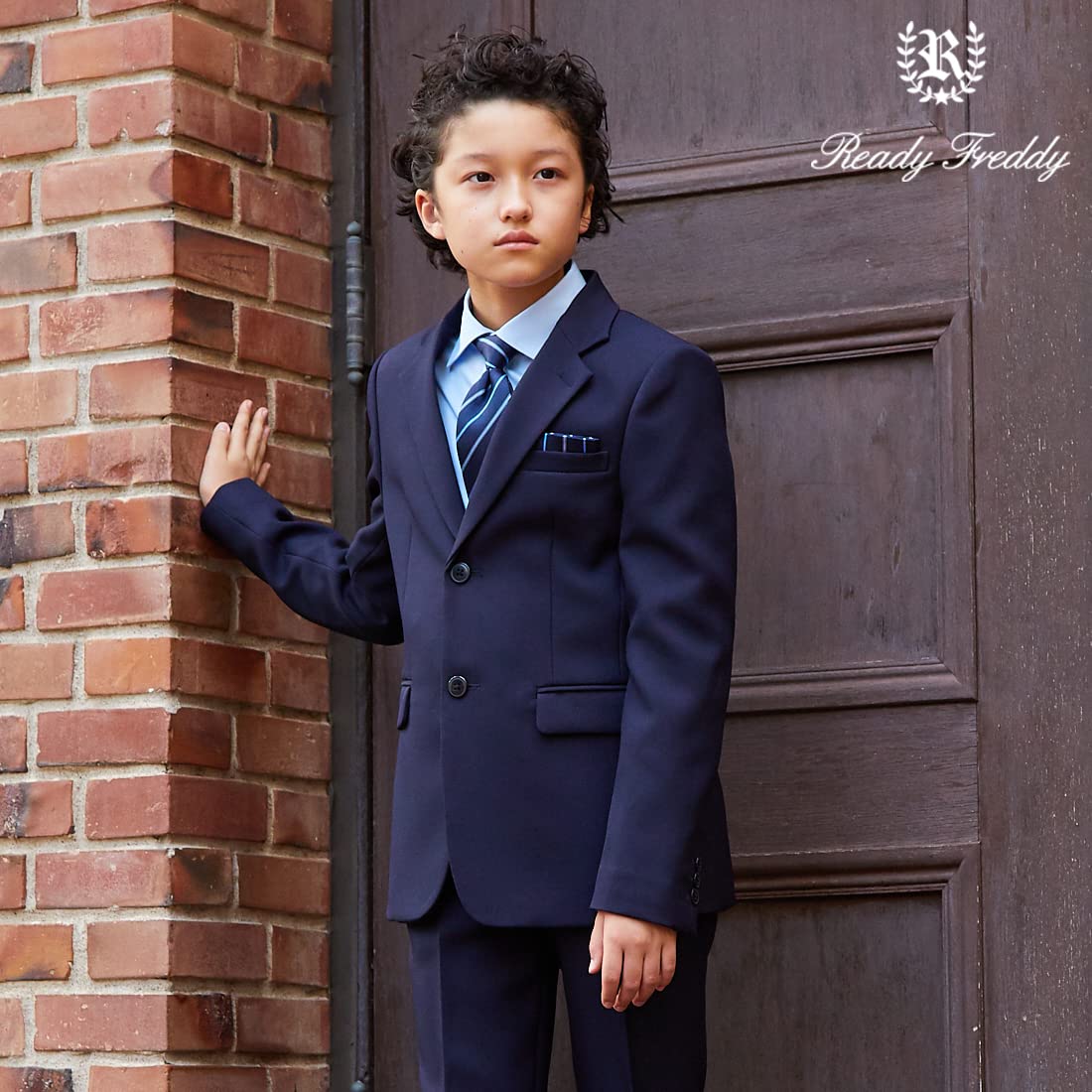 極美品☆CHOPAN 160 フォーマルスーツ　レディフレディ　男の子 CHOPIN 卒業式 男の子スーツ SALE 服装 中学受験 レジメンタル 5