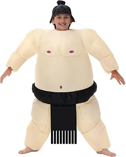 Inflatable Sumo Costume for Kids,Sumo Wrestler Inflatable Costume,Halloween Blow Up Costumes,Cosplay Party