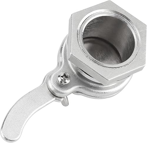 TOPINCN Herramienta de válvula de miel Acero inoxidable Grifo Puerta de apicultura Extractor Equipo de embotellado Cubo de embotellado de miel