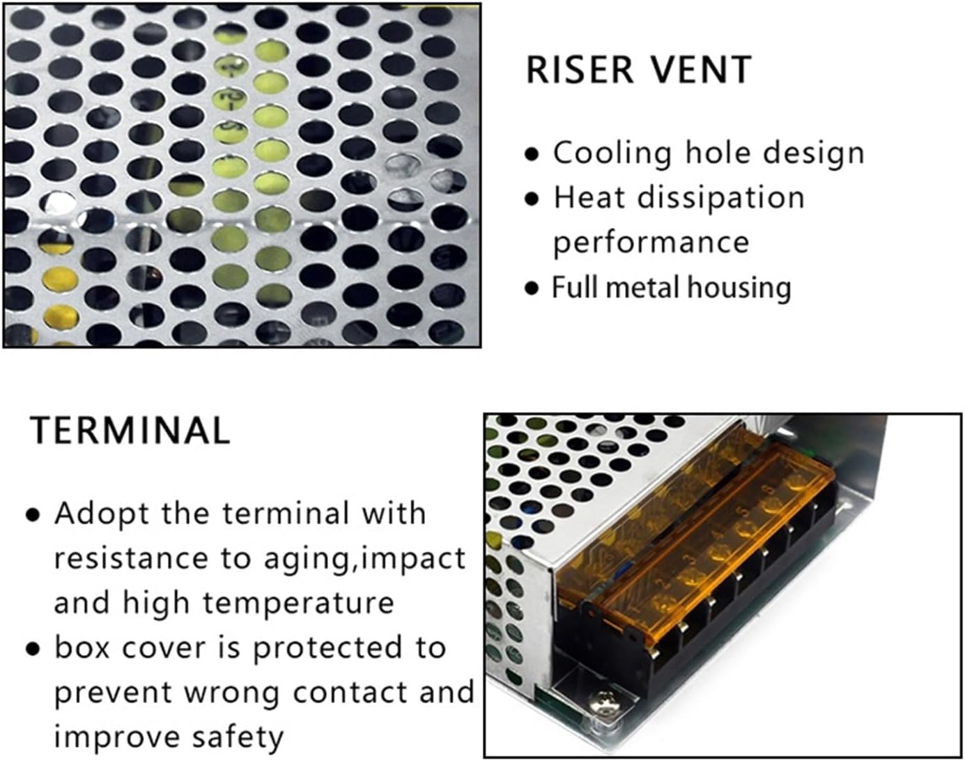 24V 120W 100-240V AC to DC 5A LED Driver