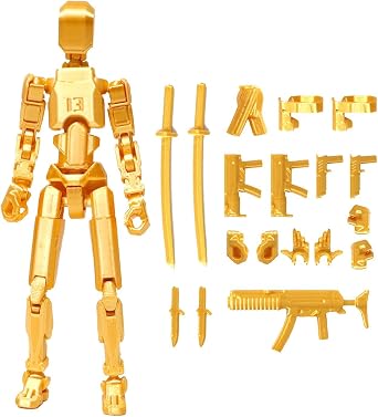 3D Action Figure, Full Joint Action Figure, Action Figure, Robot Action Figure, 3D Printed, Articulated Movable, 13 Joints, 3D Dummy Doll, 3D Printed Dummy 13 Action Figure, Fully Articulated Robot,