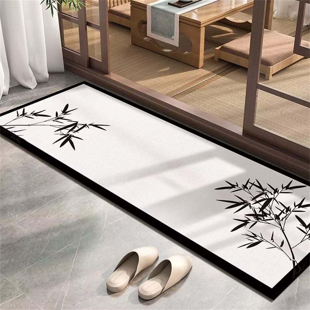 Tapis de douche super absorbant et séchage rapide pour évier 50x80