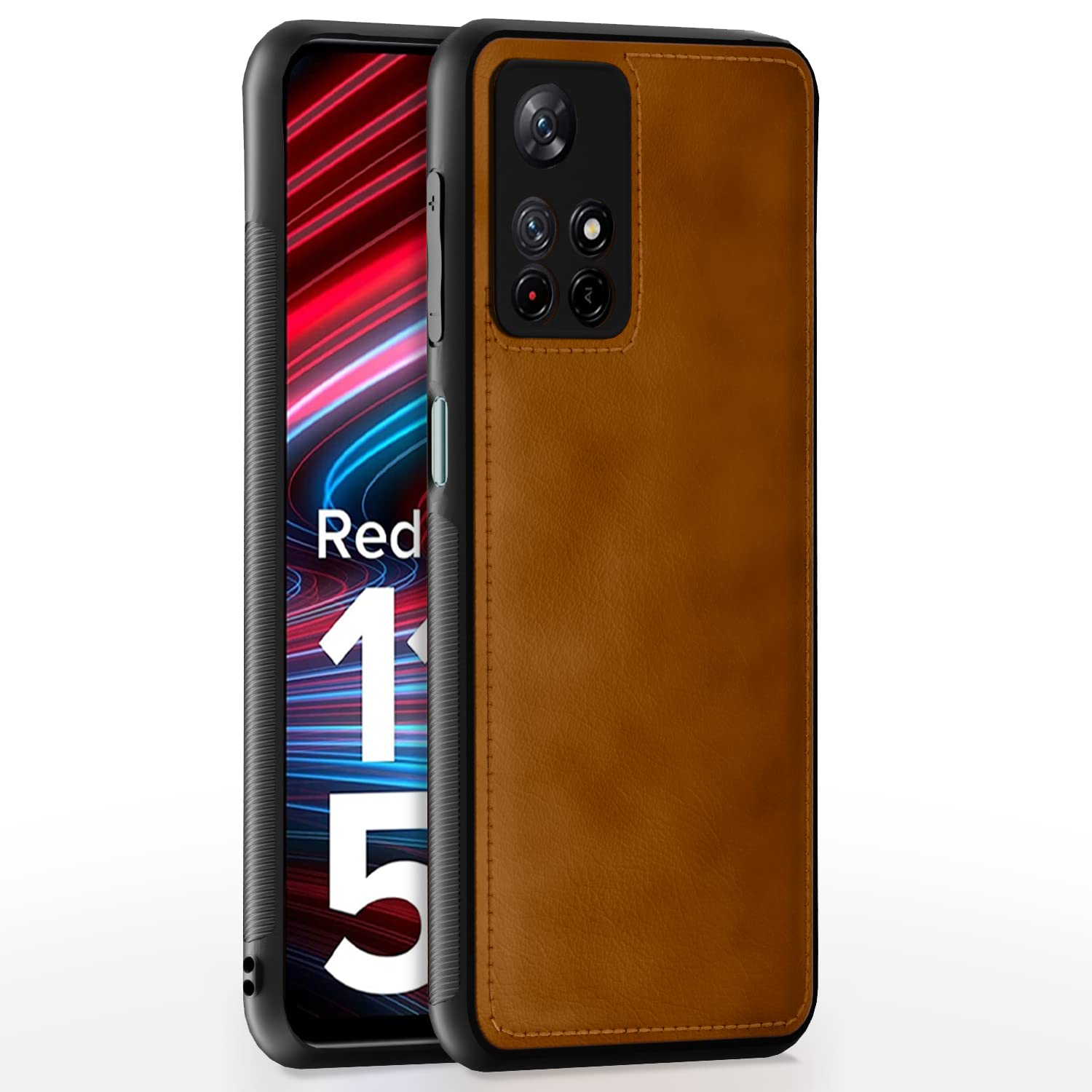 Pikkme Redmi Note 11T 5G / Poco M4 Pro 5G Back Cover | Flexible Pu Leather | Full Camera Protection | Raised Edges | Super Soft-Touch | Bumper Case for Redmi Note 11T 5G / Poco M4 Pro 5G (Brown) (B0BR5D7CHX) Amazon Price History, Amazon Price Tracker