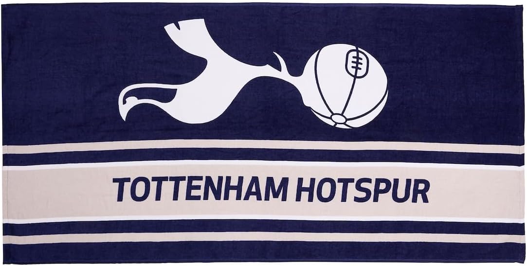 Official Tottenham Hotspur FC Towel | Super Soft Feel, Soccer Club Design | Perfect for Home, Bath, Beach & Swimming Pool | One Size 30 x 59” | 100% Cotton