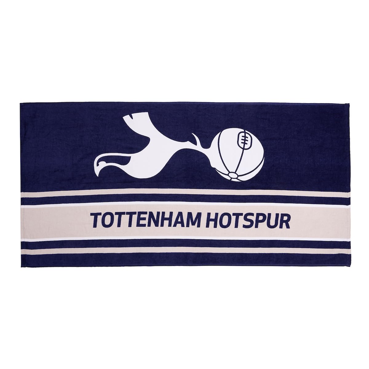 Character World Official Tottenham Hotspur FC Towel | Super Soft Feel, Soccer Club Design | Perfect for Home, Bath, Beach & Swimming Pool | One Size 30 x 59” | 100% Cotton